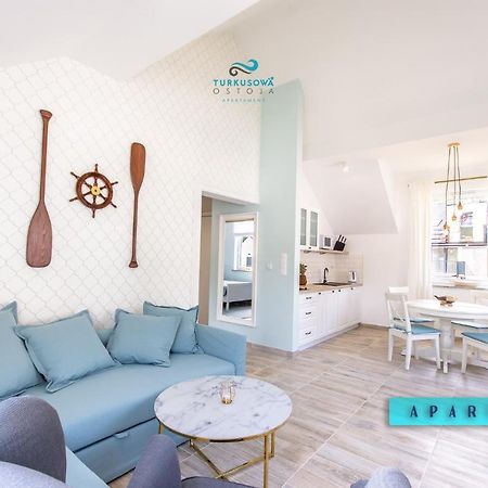 Turkusowa Ostoja Apartament Łukęcin Bagian luar foto