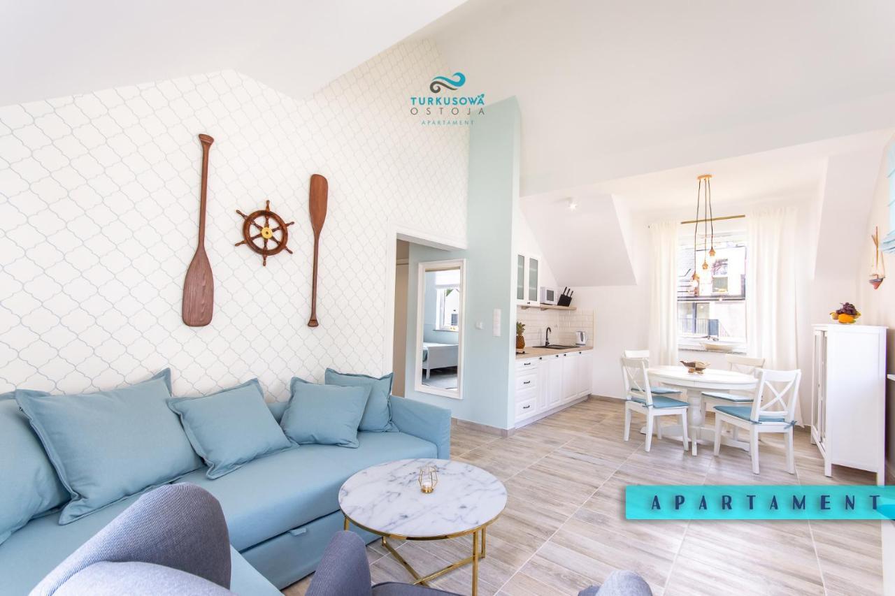 Turkusowa Ostoja Apartament Łukęcin Bagian luar foto