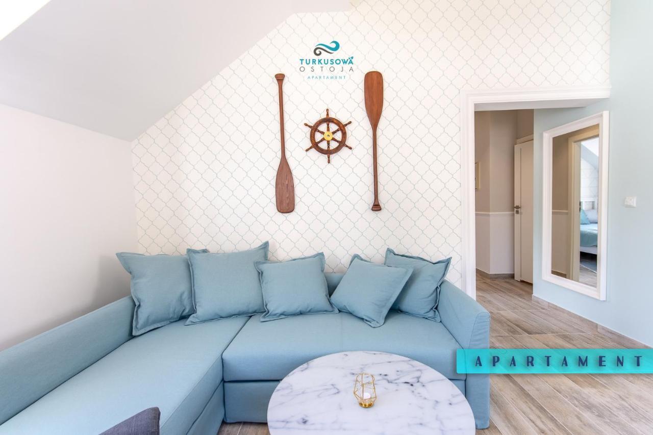 Turkusowa Ostoja Apartament Łukęcin Bagian luar foto